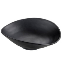 Coppetta in melamina - 18 x 15 x 5,5 cm - nero - Leone