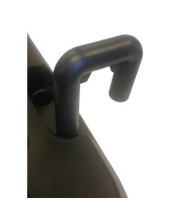 Coppia di ganci per carrello contenitore Office - nero - Medial