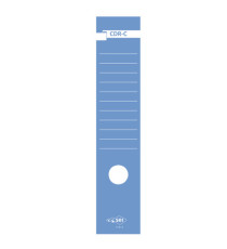 Copridorso CDR C - carta autoadesiva - 7 x 34,5 cm - blu - Sei Rota - conf. 10 pezzi