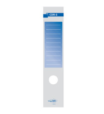 Copridorso CDR S - carta autoadesiva - 7 x 34,5 cm - blu - Sei Rota - conf. 10 pezzi