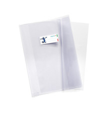 Coprimaxi Supercristallo - 21 x 30 cm - PVC - 200 mic - c/alette - neutro trasparente - Colorosa