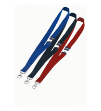 Cordoncini portabadge - larghezza 2 cm - rosso - Durable - conf. 10 pezzi