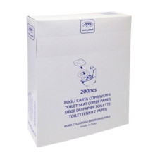 Copriwater rettangolare - in carta - 42 x 37,5 cm - Mar Plast - conf. 200 pezzi