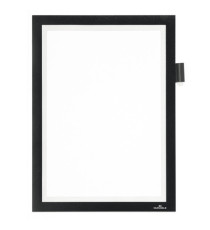 Cornice adesiva Duraframe Note - pannello magnetico - A4 (21 x 29,7 cm) - nero - Durable