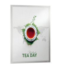 Cornice adesiva Duraframe Poster - 50 x 70 cm - argento - Durable