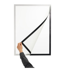 Cornice adesiva Duraframe Poster A1 - 59,4 x 84,1 cm - argento - Durable