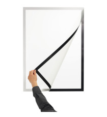Cornice adesiva Duraframe Poster A1 - 59,4 x 84,1 cm - argento - Durable