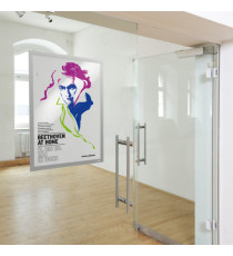 Cornice adesiva Duraframe Poster A2 - 42 x 59, 4 cm - argento - Durable