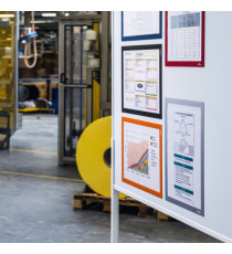 Cornice Duraframe Magnetic - A4 - 21 x 29,7 cm - rosso - Durable