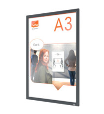 Cornice Impression PRO - a clip - A3 - grafite - Nobo