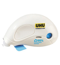 Correttore a nastro Compact Mini - 5 mm x 6 m - plastica riciclata - Uhu
