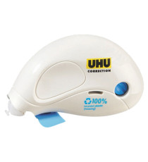 Correttore a nastro Compact Mini - 5 mm x 6 m - plastica riciclata - Uhu