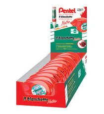 Correttore a nastro Il Bianchetto - 4,2 x 10 mt - Pentel - expo 24 pezzi