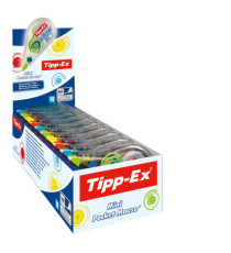 Correttore a nastro Mini Pocket Mouse - 5 mm x 6 mt - colori assortiti - Tipp-Ex - conf. 10 pezzi