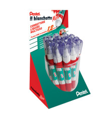Correttore liquido Bianchetto Micro - 7 ml - Pentel - expo 36 pezzi
