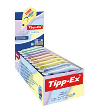 Correttore Mini Pocket mouse Pastel - Tipp-Ex - expo 10 pezzi