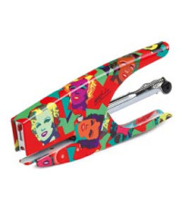 Cucitrice a pinza Pop Art - punti 6/4 - Marylin - acciaio cromato - Iternet