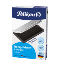 Cuscinetto per timbri - 7 x 11 cm - nero - Pelikan