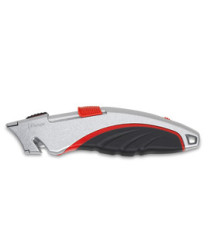 Cutter da lavoro Super Safety SX 1258 - lama a rientro automatico - Artiglio