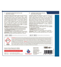 Detergente disinfettante anticalcare - senza profumo - 1 lt - Tekna