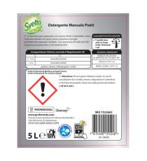 Detergente per piatti Svelto - limone - tanica da 5 L