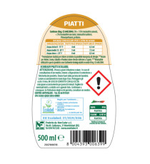 Detersivo piatti - concentrato - ipoallergenico - limone - 0,50 lt - Eco Ready