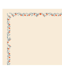 Diplomi - stampa offset fiori - A4 - 120 gr - avorio - Sadoch - conf. 10 pezzi