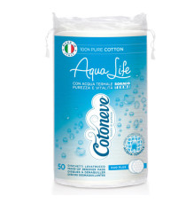 Dischetti levatrucco tondi Maxi in cotone - Cotoneve - busta da 50 pezzi