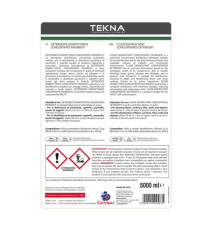 Disinfettante detergente - per pavimenti - concentrato - 5 lt - Tekna