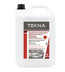 Disinfettante detergente - per superfici - super concentrato - 5 lt - Tekna