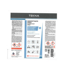 Disinfettante detergente alcolico - 400 ml - Tekna