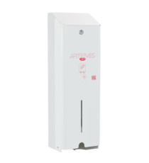 Dispenser assorbenti Artemis - 1 colonna - metallo verniciato - bianco - Mar Plast