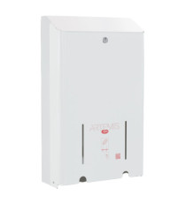 Dispenser assorbenti Artemis - 2 colonne - metallo verniciato - bianco - Mar Plast