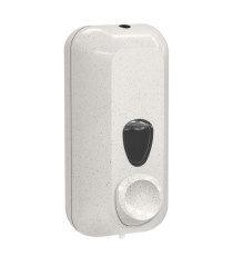 Dispenser sapone Woodplastic - murale - capacità 0,55 L - bianco - Mar Plast