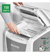 Distruggidocumenti Autofeed 150 P4 IQ - a frammenti - Leitz