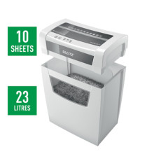 Distruggidocumenti Home Office P4 - taglio a frammenti 4x28 mm - Leitz IQ