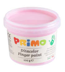 Ditacolor colori a dita - 100ml  - c/pennello - valigetta 6 colori pastello - Primo