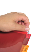 Divisori neutri a 12 tacche - PP - A4 maxi - con portaetichetta - colori assortiti - Exacompta