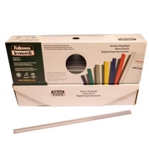 Dorsetti tondi per rilegatura - 3 mm - trasparente - Fellowes - scatola 50 pezzi