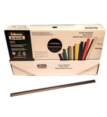 Dorsetti tondi per rilegatura - 6 mm - nero - Fellowes - scatola 50 pezzi
