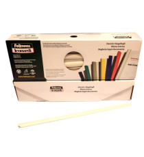 Dorsetti triangolari per rilegatura - 11 mm - bianco - Fellowes - scatola 30 pezzi