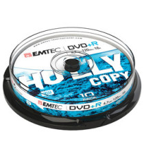 Emtec - DVD+R - registrabile, 4,7GB, 16x spindle - conf. 10 pz
