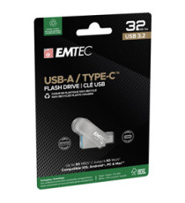 Emtec - Memoria Dual USB3.2 to Type-C - 32GB - ECMMD32GD283
