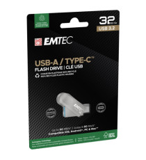 Emtec - Memoria Dual USB3.2 to Type-C - 32GB - ECMMD32GD283