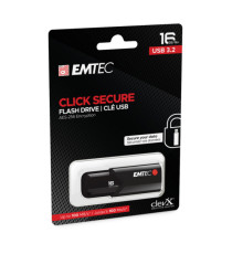 Emtec - Memoria USB B120 Click&Secure - ECMMD16GB123 - 16 GB