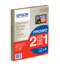 Epson - Premium Glossy Photo Paper - A4 - 2x 15 Fogli - C13S042169