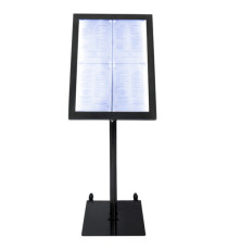Espositore a LED per esterni/interni - display 4 x A4 - Securit