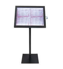 Espositore a LED per esterni/interni - display 4 x A4 - Securit