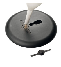 Espositore con cornice a scatto - alluminio - da pavimento - A4 - Durable