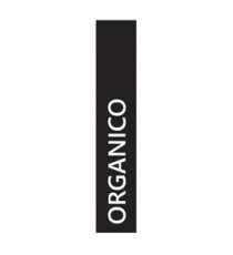 Etichetta adesiva raccolta differenziata - con stampa ORGANICO - 45 x 230 mm - vinile - bianco opaco - Medial